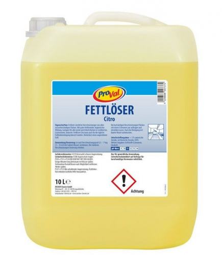 PROVAL Fettlöser Citro Konzentrat schäumbar 10 L Made in Germany